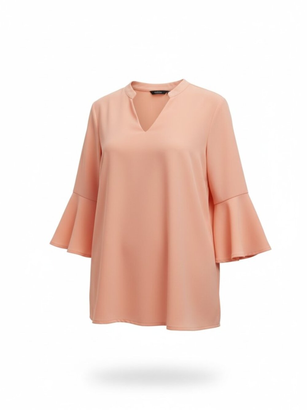 Noracora Woman's Neck Bell Sleeve Blouse